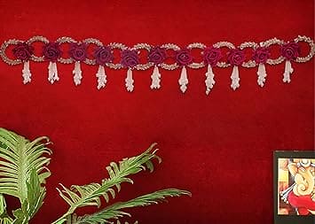 JaipurCrafts  Premium Handmade Flower Designer Door Hanging/Bandarwal/Toran for Door for Home and Office Decor 38" inch Length, Multicolour