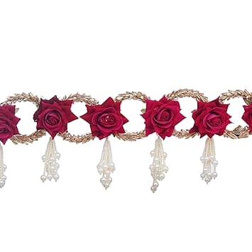 JaipurCrafts  Premium Handmade Flower Designer Door Hanging/Bandarwal/Toran for Door for Home and Office Decor 38" inch Length, Multicolour