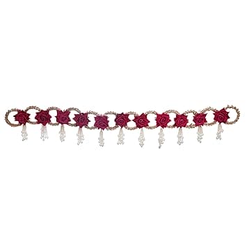 JaipurCrafts  Premium Handmade Flower Designer Door Hanging/Bandarwal/Toran for Door for Home and Office Decor 38" inch Length, Multicolour