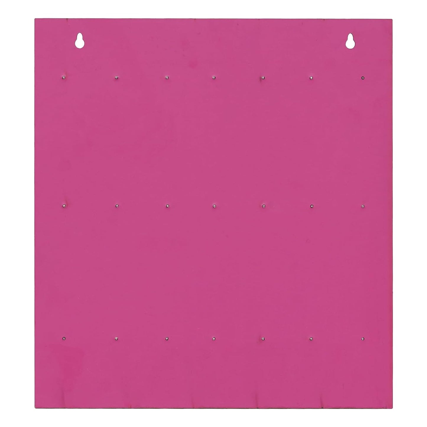 JaipurCrafts  Premium Key Chain Hanging Board/Wall Hanging Key Holder (21 Hook- Pink)