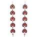 JaipurCrafts  Premium Lotus Door & Wall Hanging for Decoration|Lotus Back Drop Hanging | Wall Decor |Temple Decor Wall Hanging Home and Office Decor (Wood Set of 2) 28" Inches