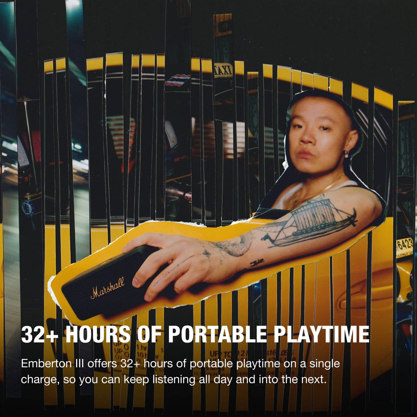 Marshall EMBERTON III Portable Bluetooth Speaker