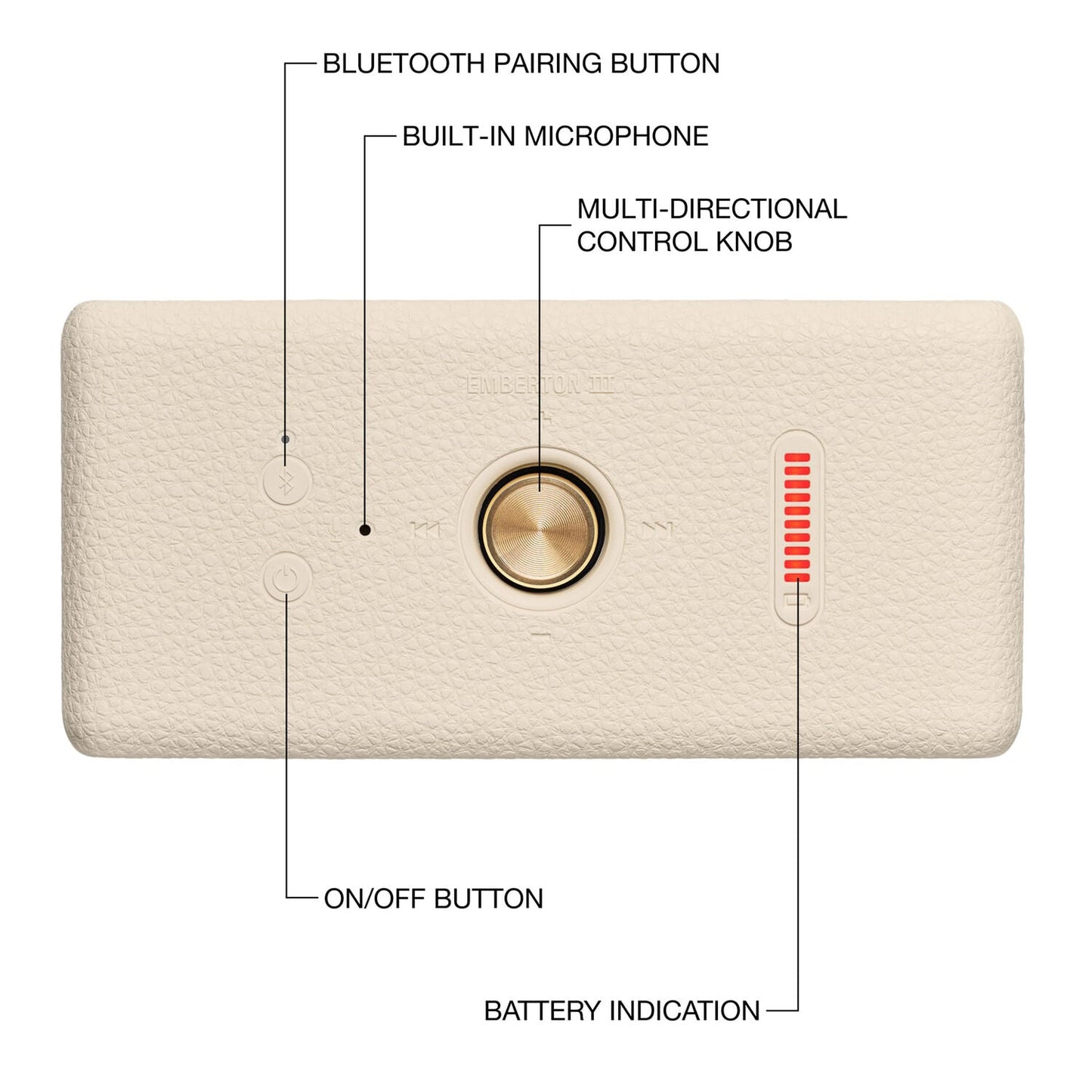 Marshall EMBERTON III Portable Bluetooth Speaker