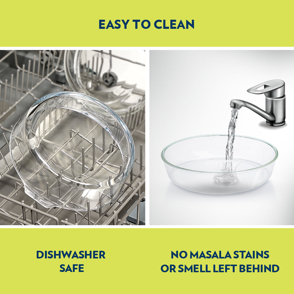 Borosil Round Dish, 2L