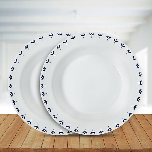 Larah by Borosil Fabula Snack Plate, 2 pc