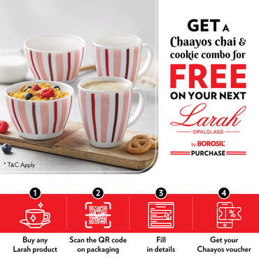 Larah by Borosil Oriental Pudding Set, 5 pc (Mini)