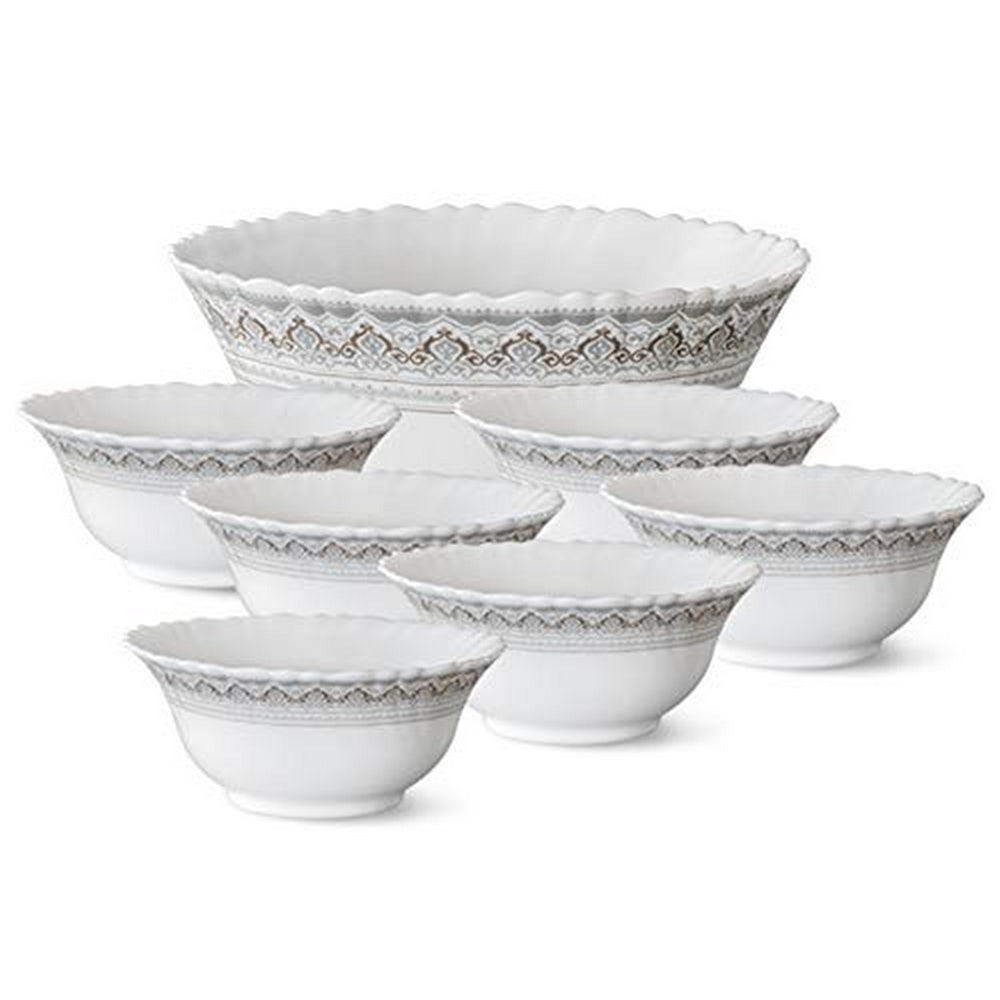 Larah by Borosil Classic Pudding Set, 5 pc