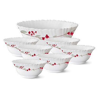 Larah by Borosil Verona Pudding Set, 7 pc (Large)