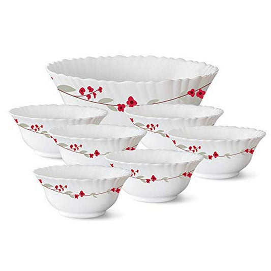 Larah by Borosil Verona Pudding Set, 7 pc (Large)
