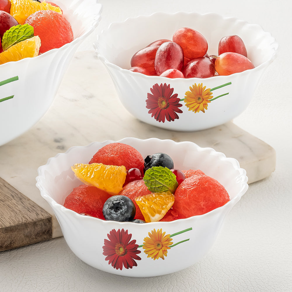 Larah by Borosil Zinnia Pudding Set, 7 pc (Small)