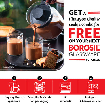 Borosil Classic Grande Mug Set, 500ml x 2