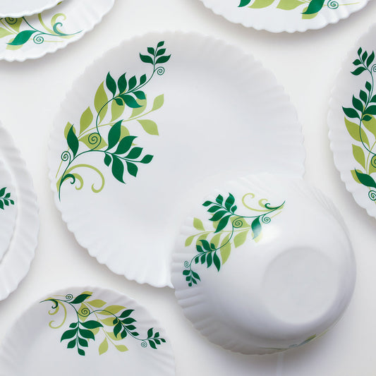 Larah by Borosil Fern Dinner Set, 12 pc