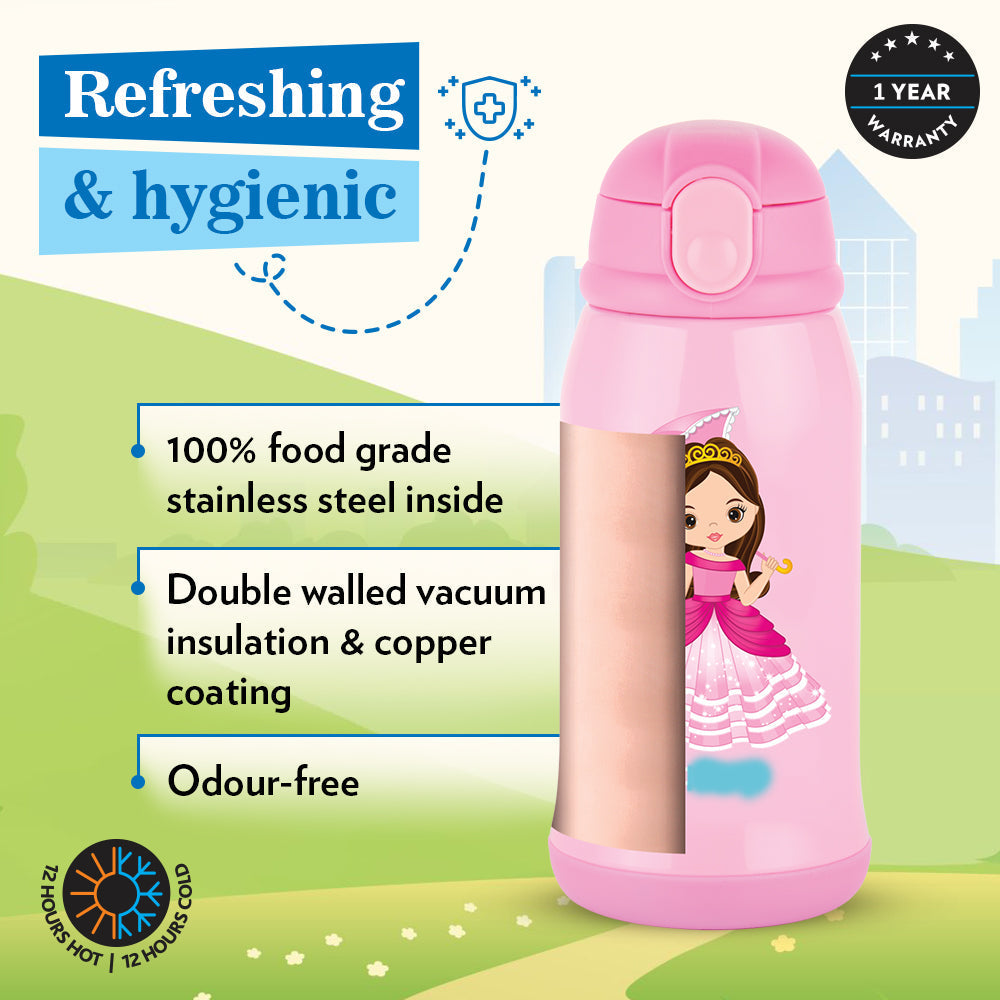 Borosil Princess Kids Sipper, 500ml