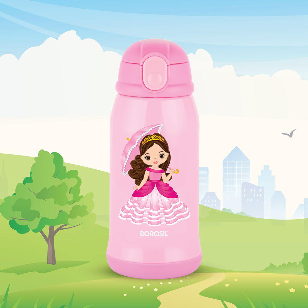 Borosil Princess Kids Sipper, 500ml