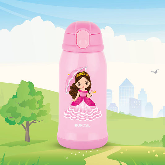 Borosil Princess Kids Sipper, 500ml