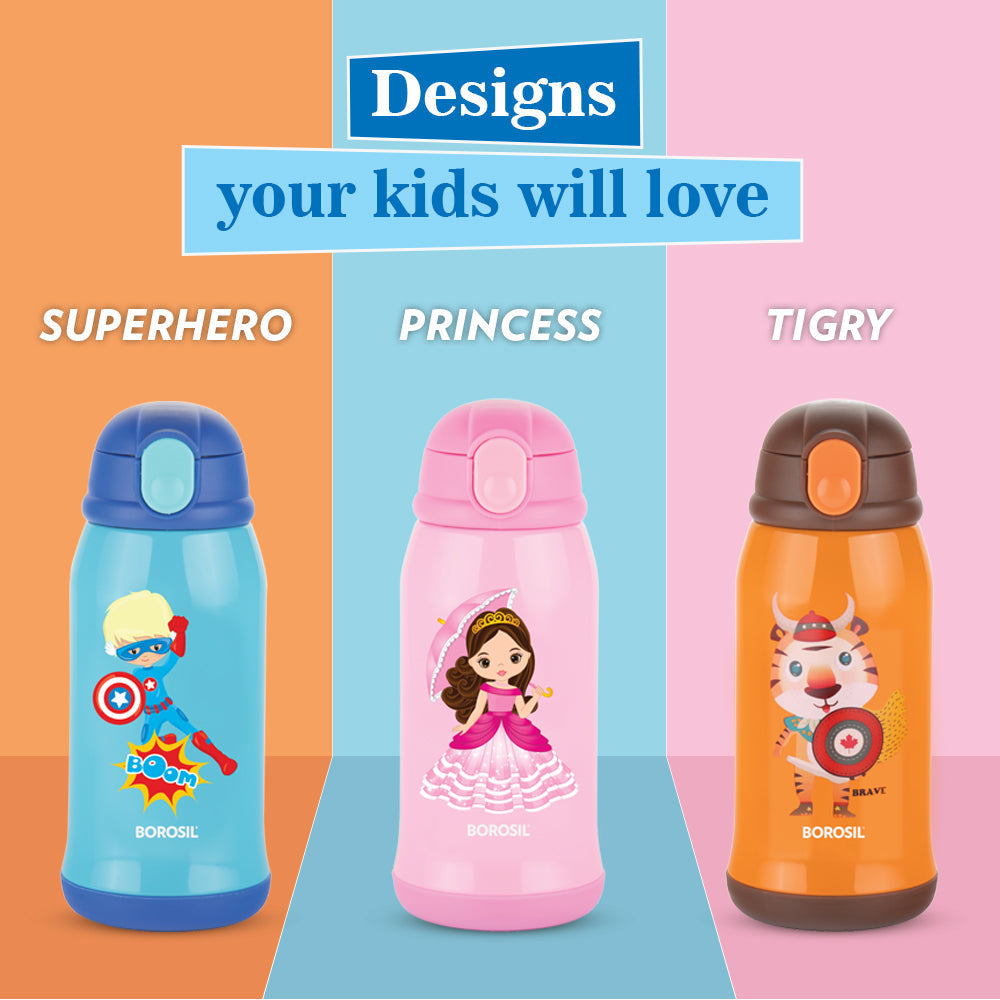 Borosil Princess Kids Sipper, 500ml