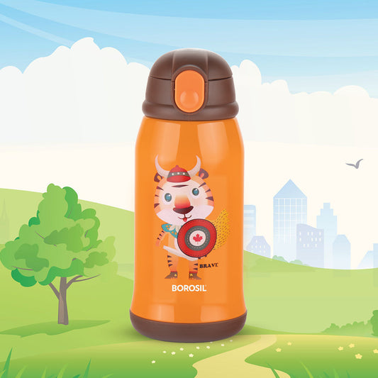 Borosil Tigry Kids Sipper, 500ml
