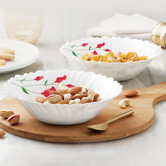 Larah by Borosil Diana Multipurpose Bowl, 2 pc Set