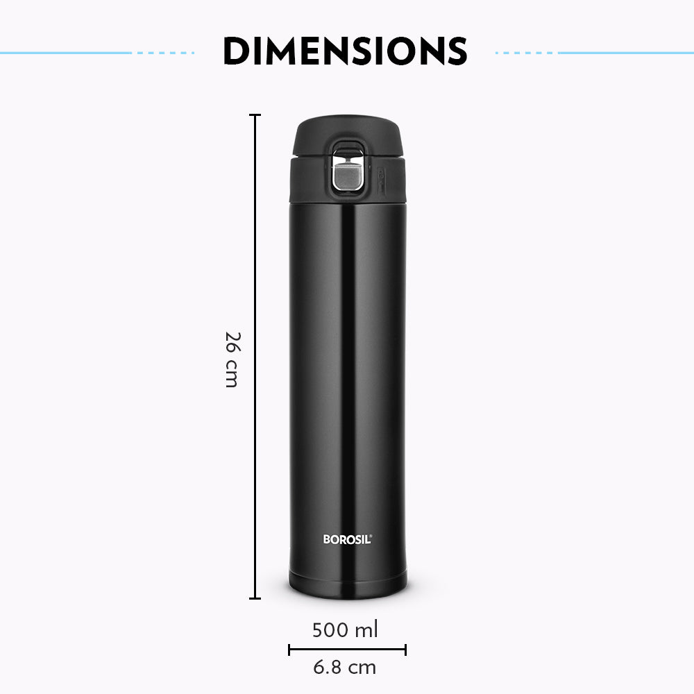 Nova Classic, 500ml, Black-Personalise
