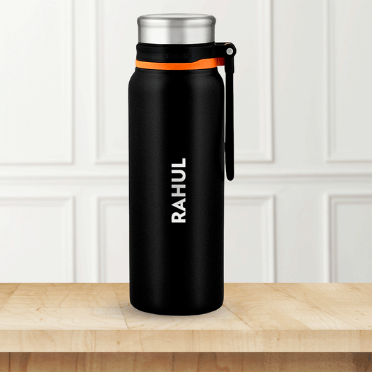 Aquafit Bottle, Black, 830ml, Personalise