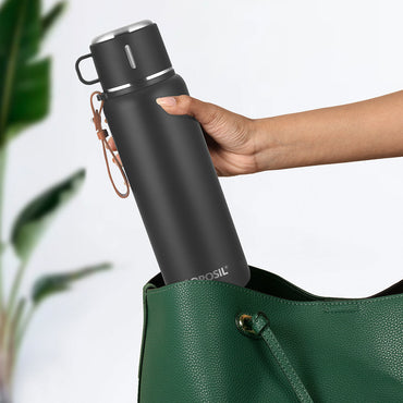 Cruise Insulated Bottle Personalise, Black, 900ml