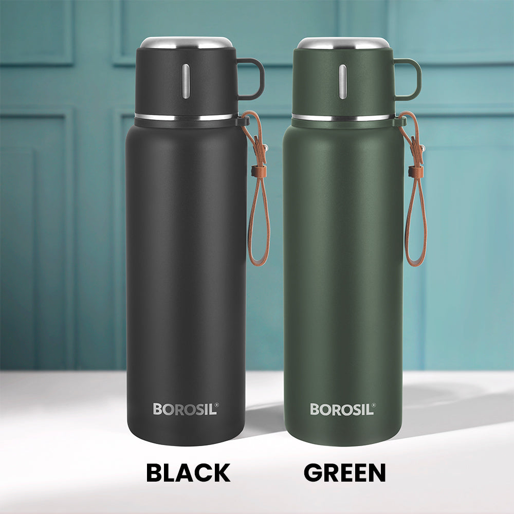 Cruise Insulated Bottle Personalise, Black, 900ml