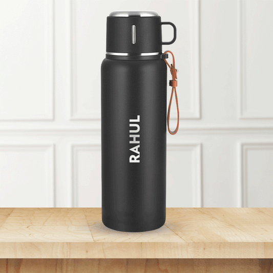 Cruise Insulated Bottle Personalise, Black, 900ml