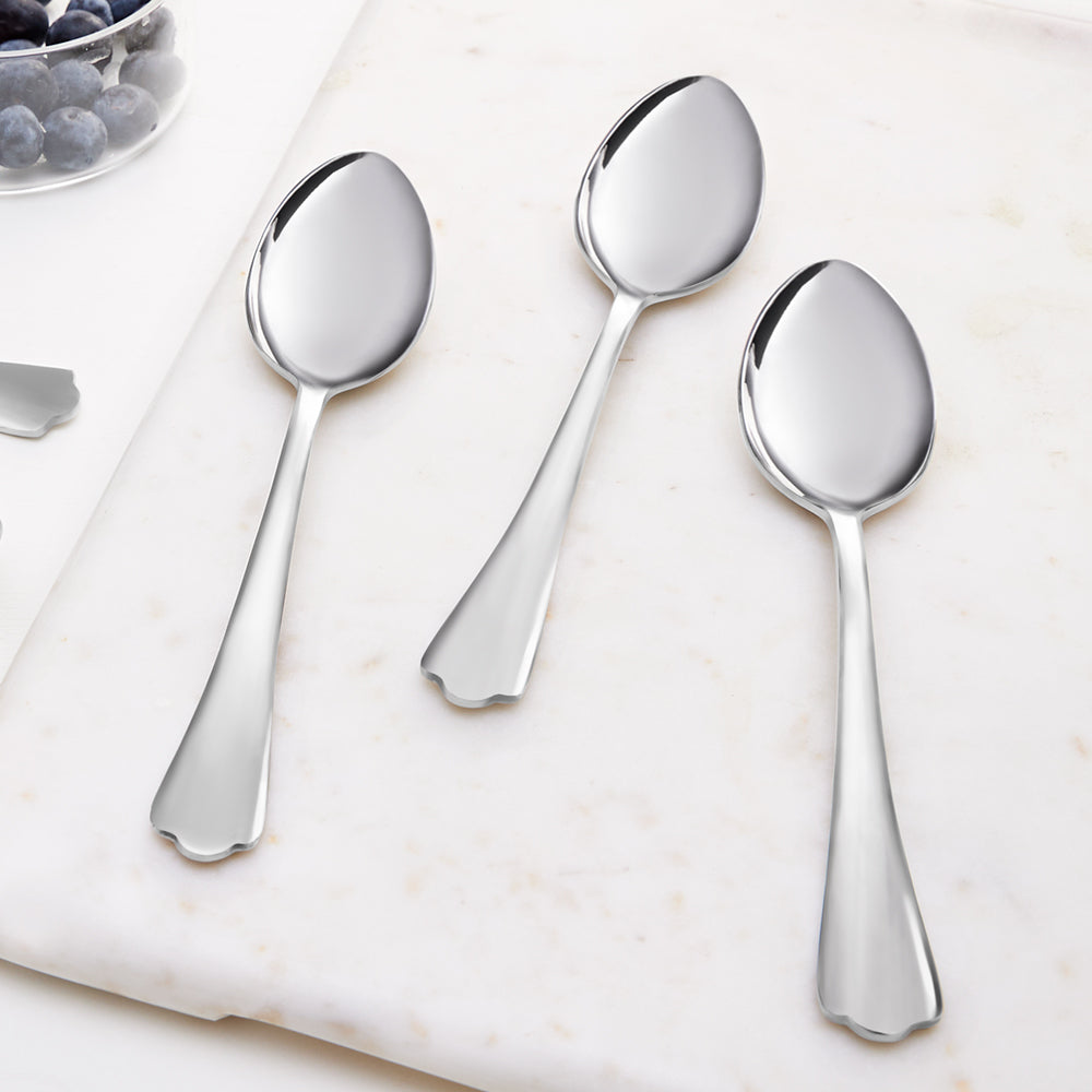 Borosil Eva Dinner Spoon, Set of 6-18 cm