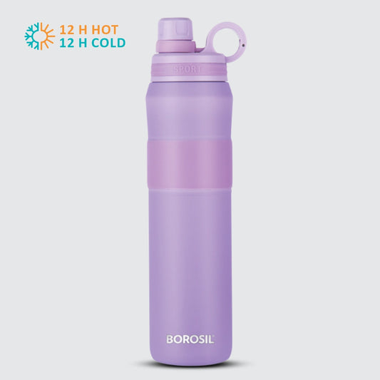 Borosil ThirstBurst Lavender, 800ml
