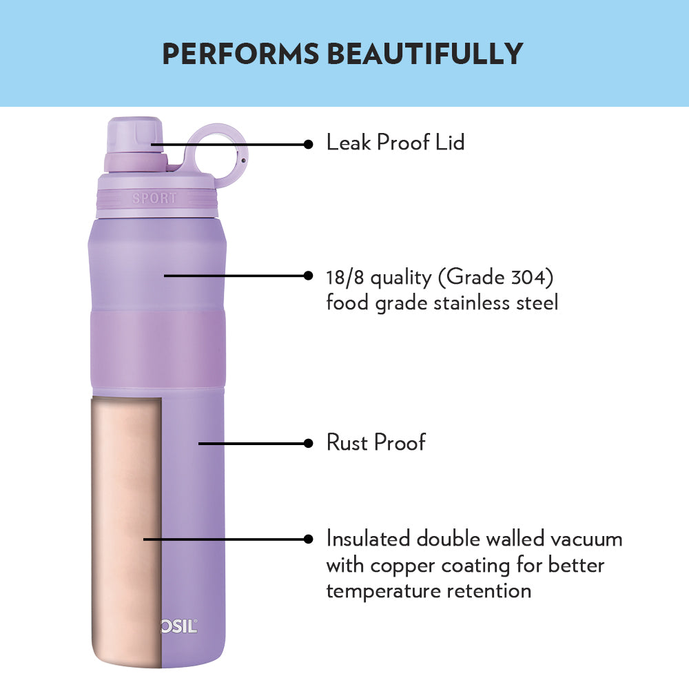 Borosil ThirstBurst Lavender, Personalise, 800ml