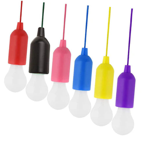 LED Pull Cord Pendant Light with Drawstring