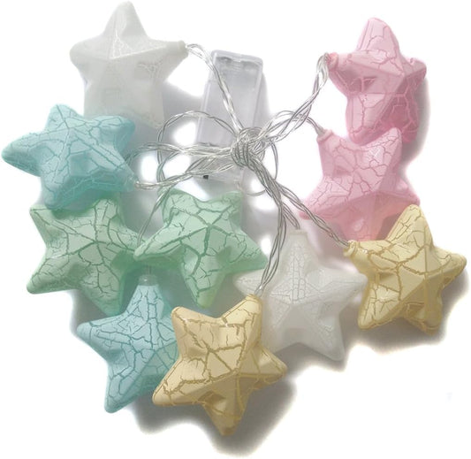 5.2 ft Star-Shaped Romantic Night Light with 10 LEDs